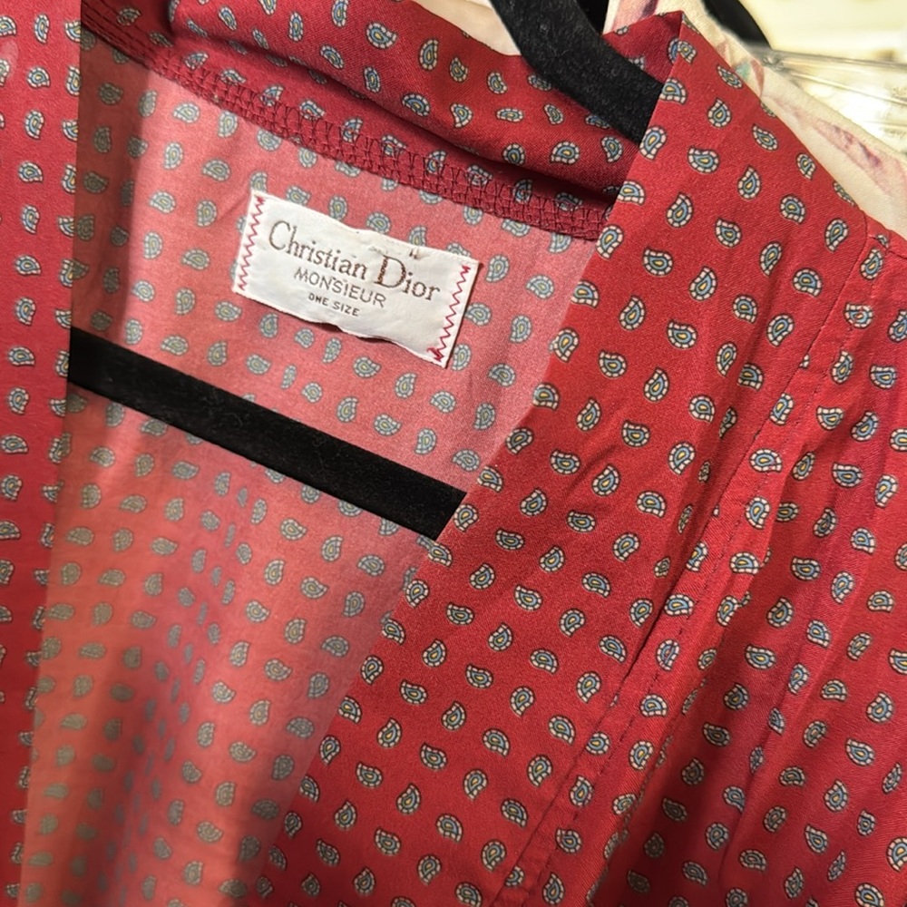 Vintage Christian Dior Robe - Picture 2 of 6